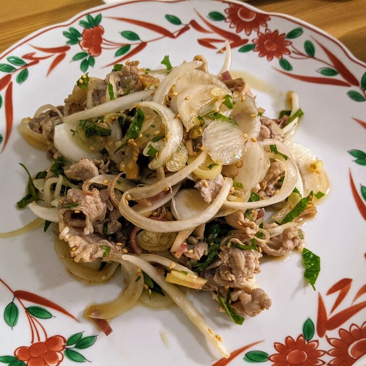 香味野菜で大人の冷しゃぶサラダ